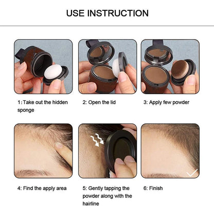 Hairline Powder | Natychmiast Ukryj Zakola, Odrost i Przerzedzenia