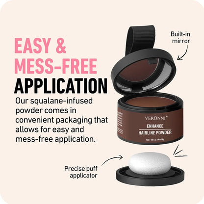 Hairline Powder | Natychmiast Ukryj Zakola, Odrost i Przerzedzenia
